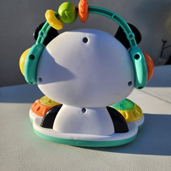 Infantino Spin & Slide DJ Panda Musical Baby Toddler Toy Light-up Turntable Drum - Picture 5 of 8